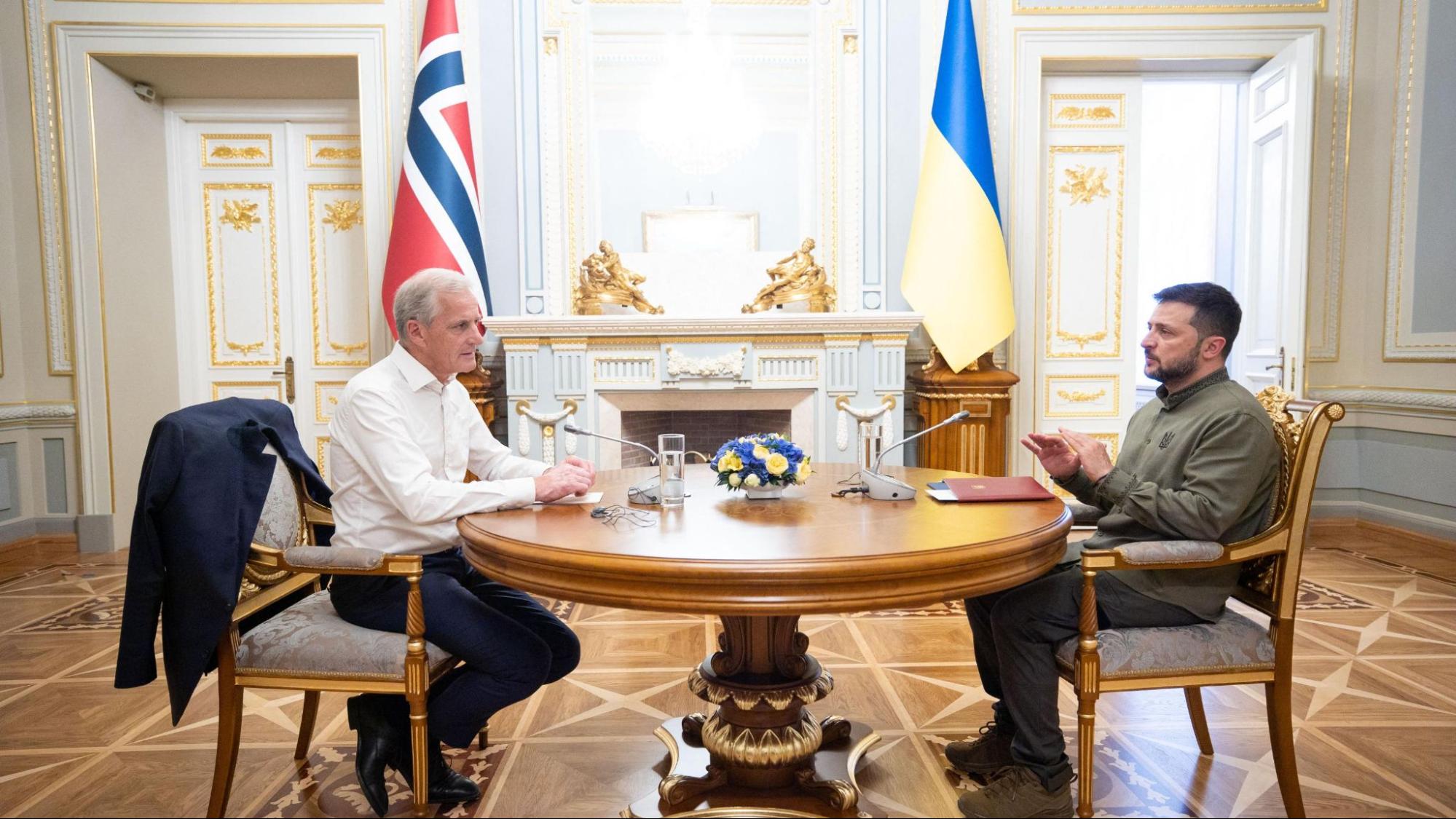 Norway support to Ukraine: Norway's Prime Minister Jonas Gahr Støre and President Volodymyr Zelensky met in Kyiv, Ukraine, on August 24, 2023