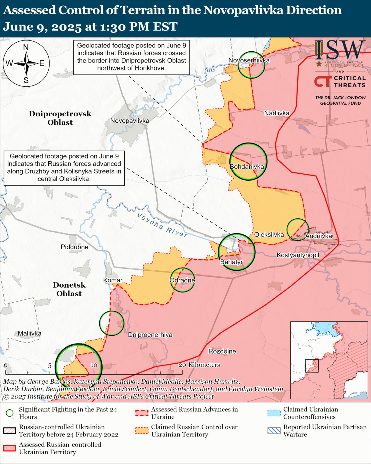 Russian Offensive Campaign Assessment, June 9, 2025