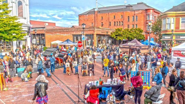 Friday Night Market has grown to cover several blocks in...
