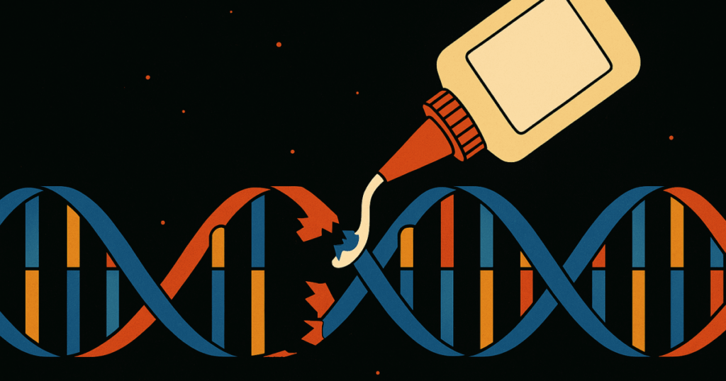 Anti-aging "glue" naturally repairs damaged DNA to protect brain cells