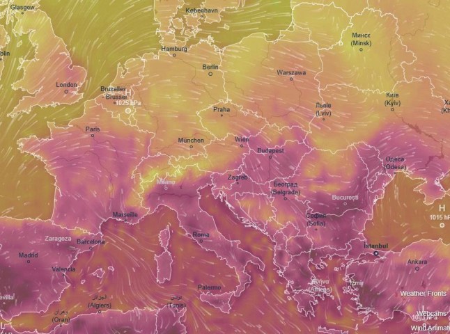 Heatwave in Europe