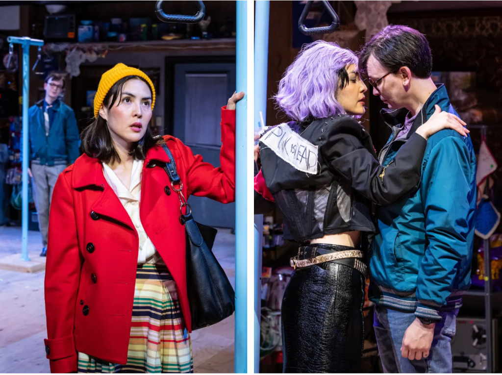 Left: Ashley Song as Katya. Right: Song and Bets Swadis as Evgeny. Photos: David Kinder