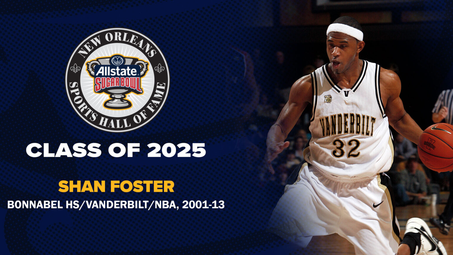 Shan Foster to be inducted into New Orleans Sports Hall of Fame 