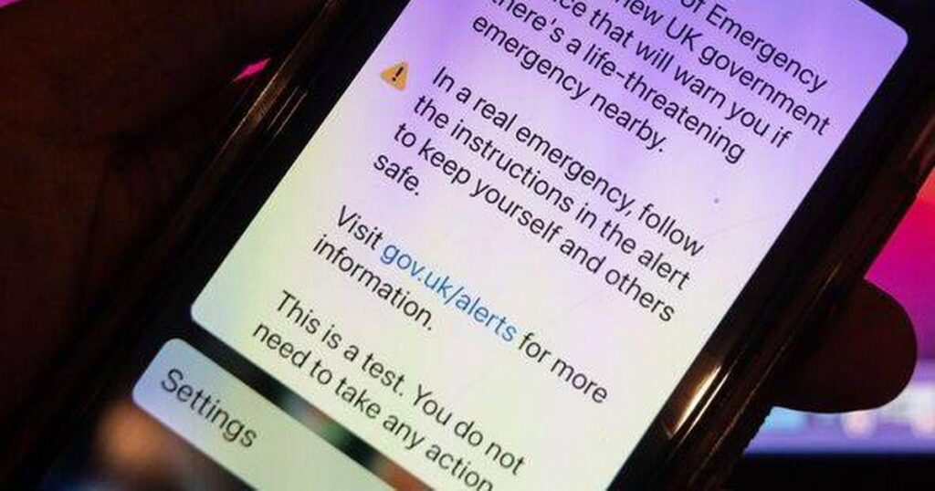 UK emergency alert set to blast EVERY phone in the country with loud siren