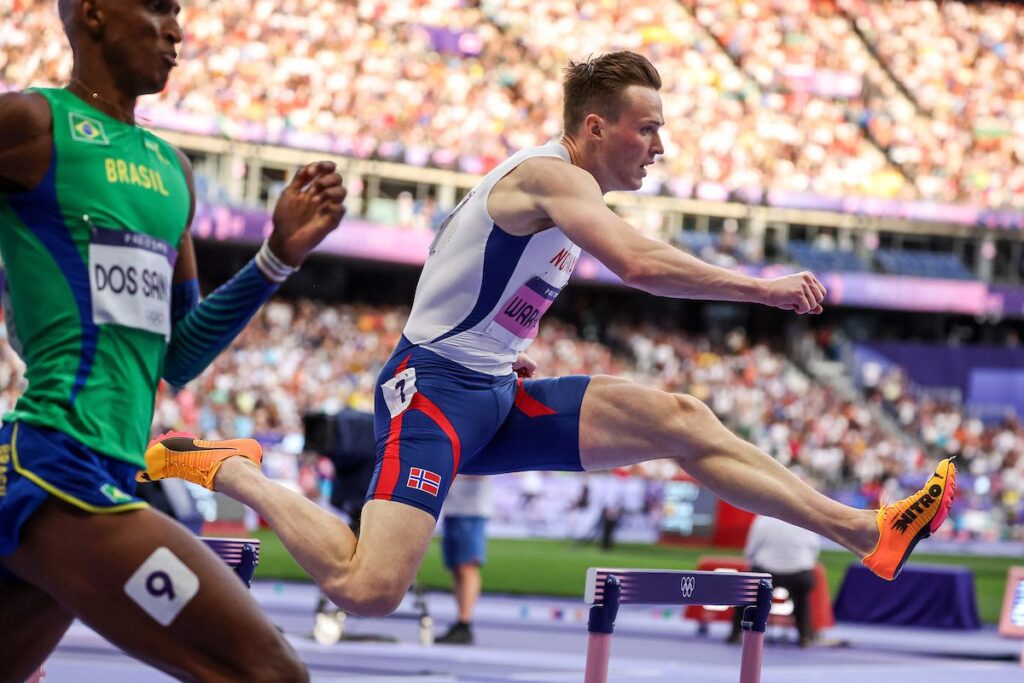 Norway's Karsten Warholm sets hurdles world best