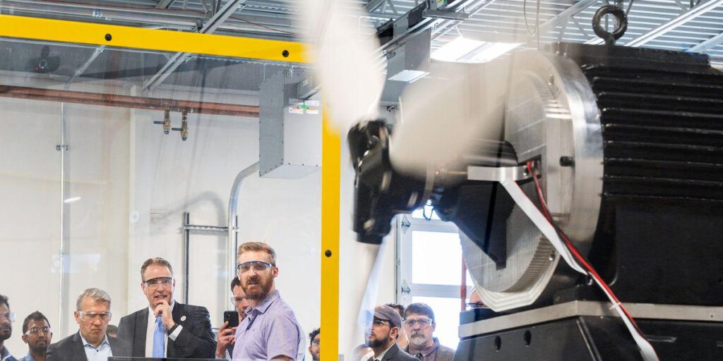 High-temperature superconductors are being used in motors for electric aircraft