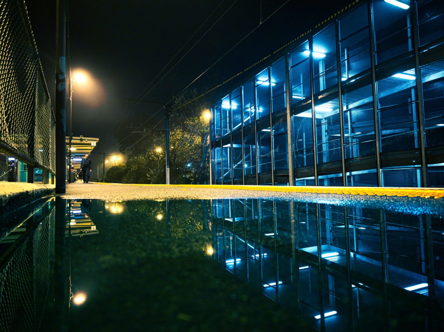 Syndal Station in the morning