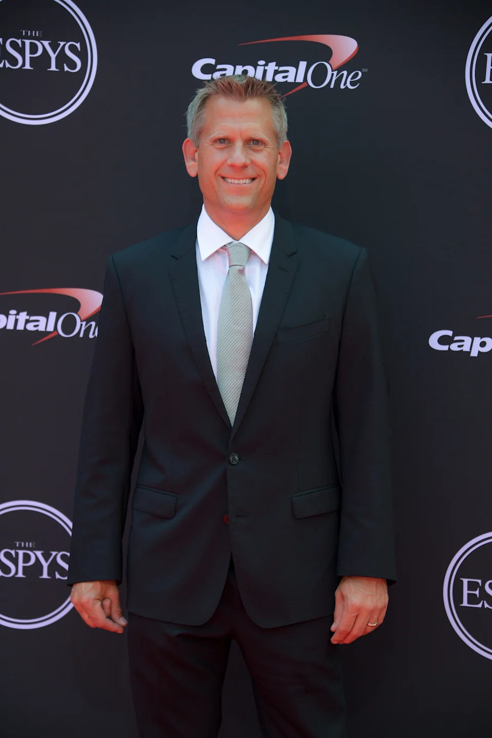 John Brenkus arrives for the 2018 ESPYS in Los Angeles.