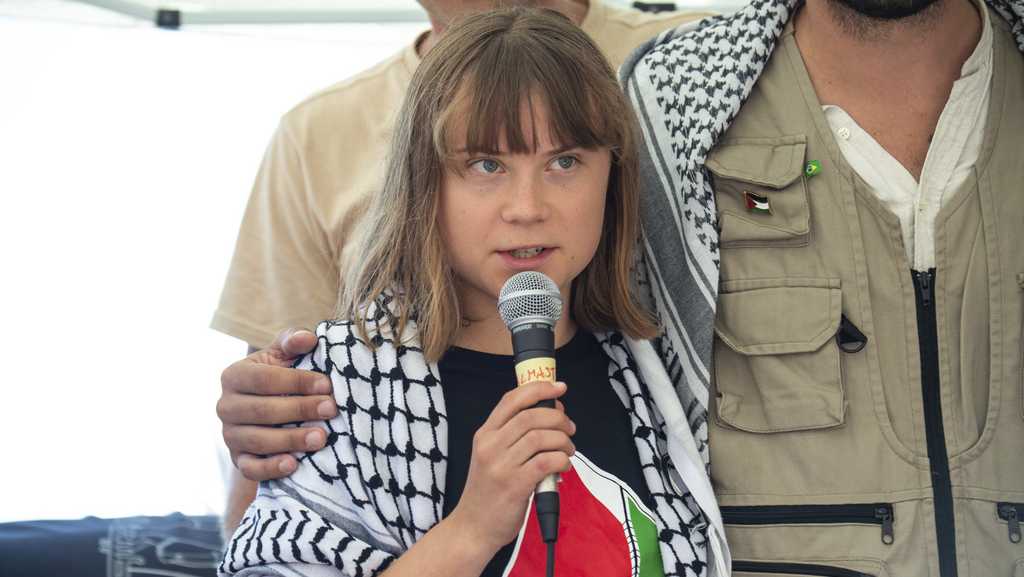 Greta Thunberg detained on Gaza aid boat