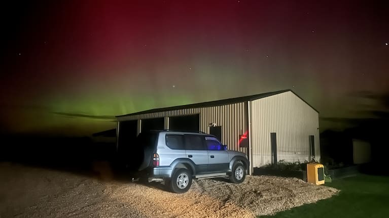 Aurora from Methven, Canterbury