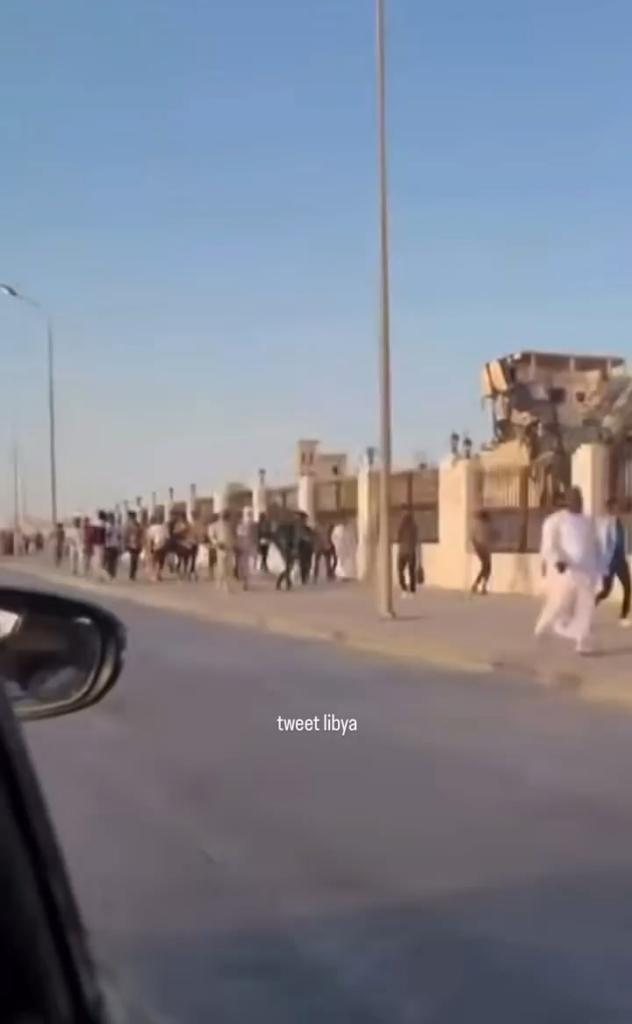 This is the state of Libya now with illegal human trafficking, and everyone is trying to make it to Europe