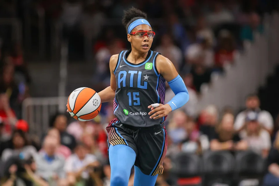 Atlanta Dream guard Allisha Gray (15). Brett Davis-Imagn Images