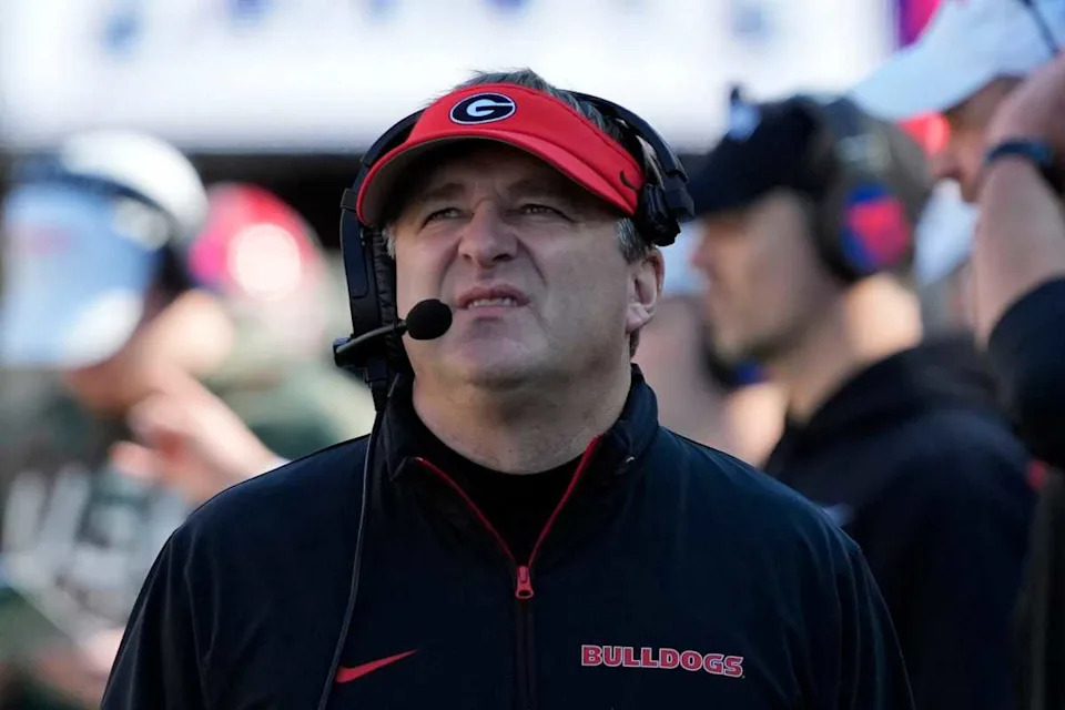 Georgia Bulldogs Football Head Coach Kirby Smart© Joshua L&period; Jones &sol; USA TODAY NETWORK via Imagn Images