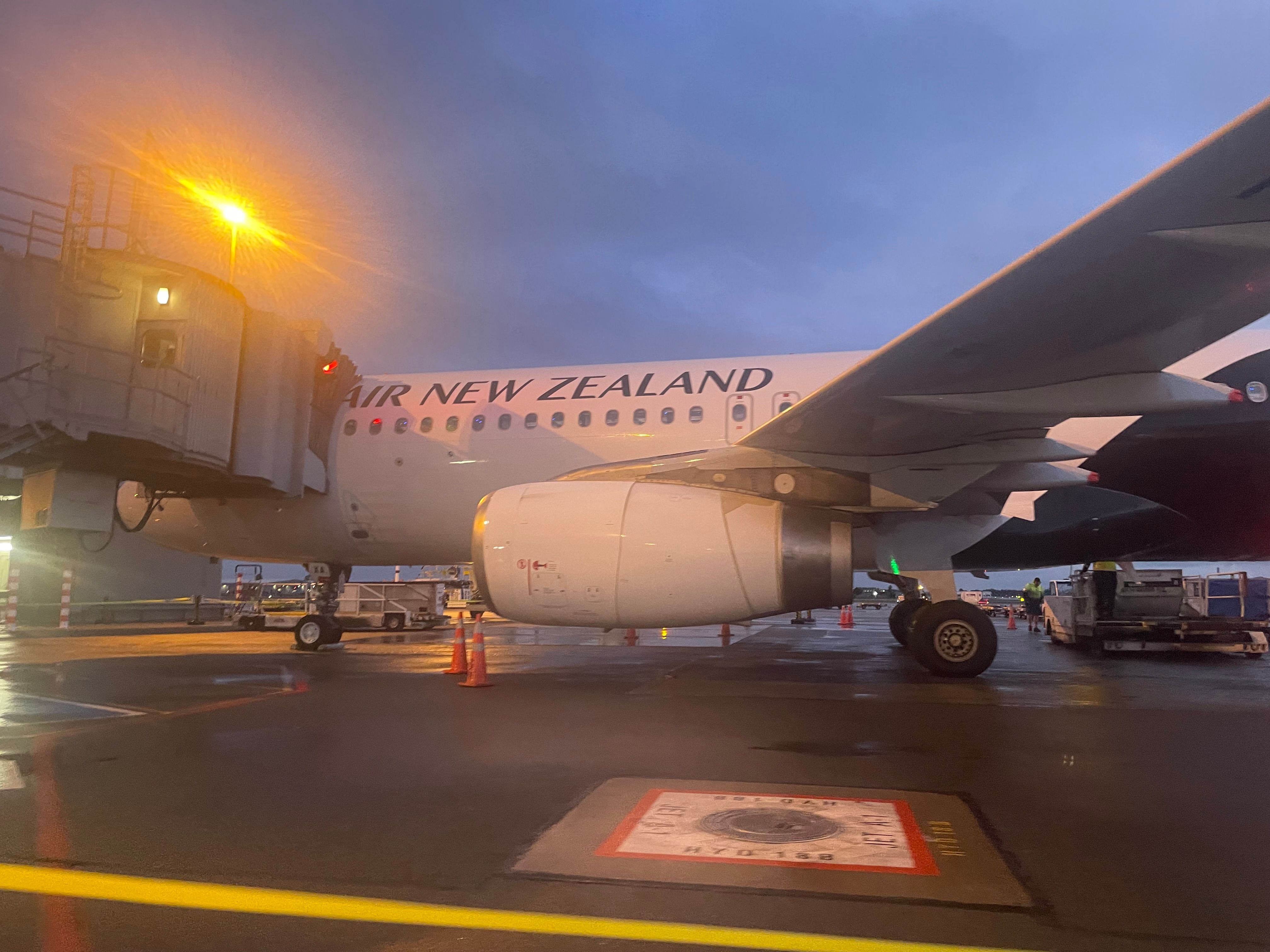 CHC airport arrival tarmac