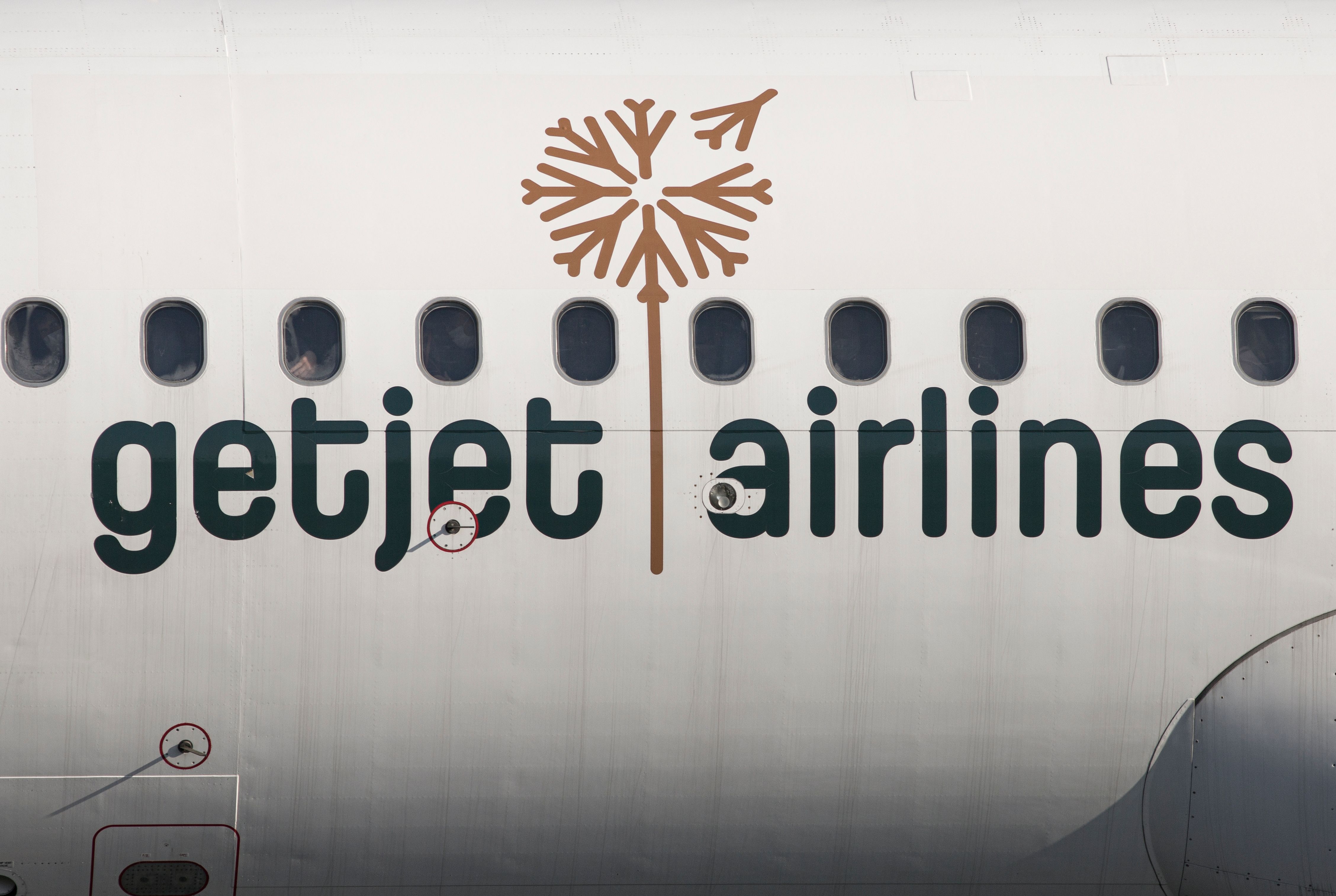 Close-up of a GetJet Airbus A321 at VNO shutterstock_2070069836