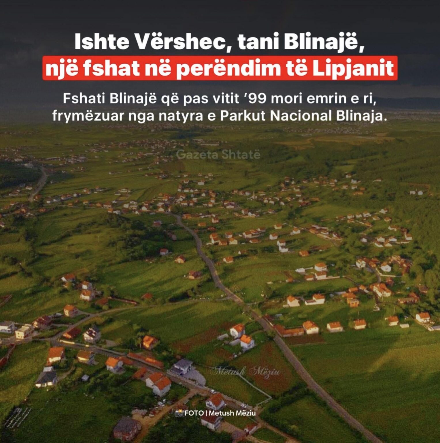 A village in Lipjan shifts its name from Slavic to Albanian. Should we start to return Albanian names to Kosovo towns/villages/regions?