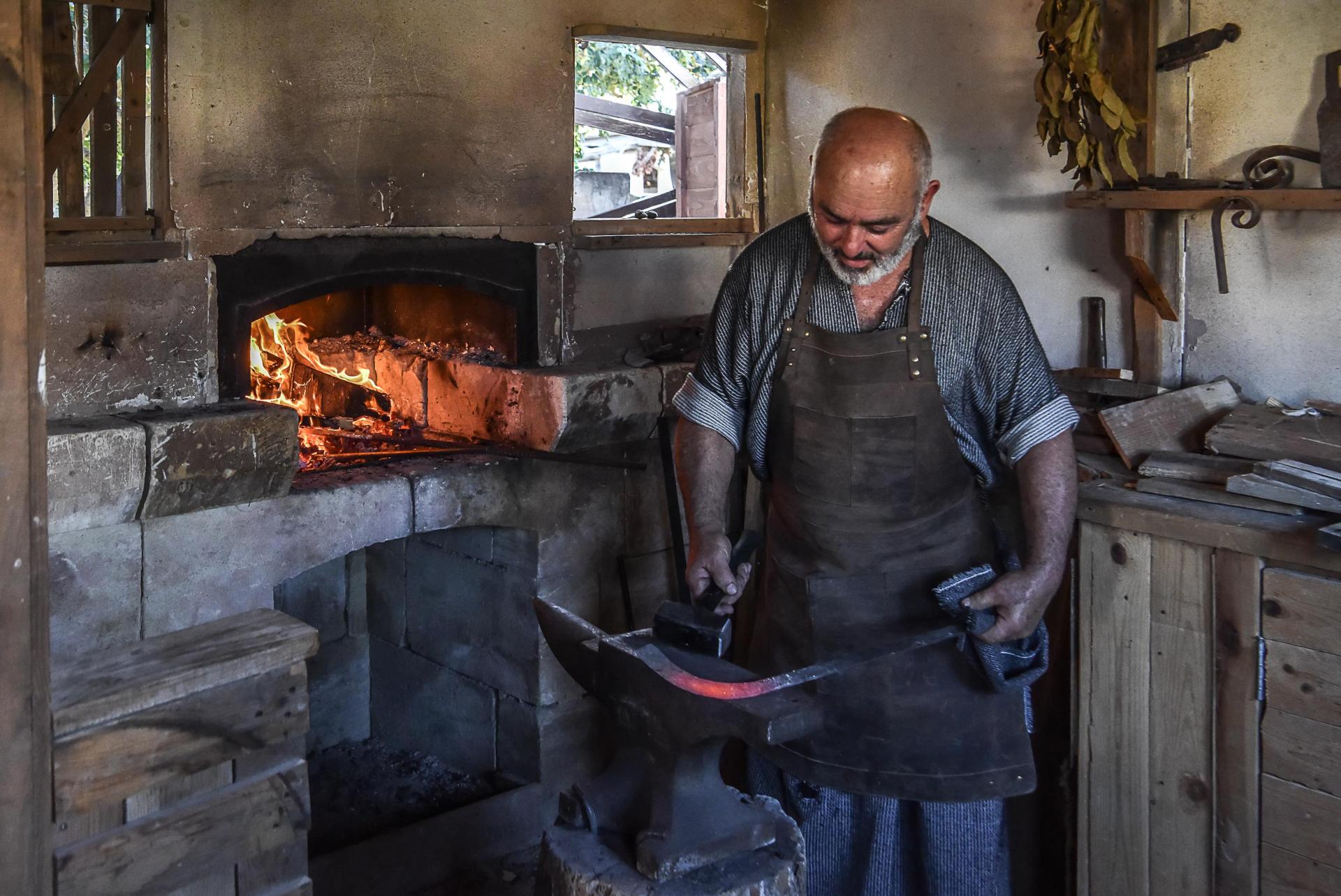 Traditional blacksmith forge in Malta. Photo: Isabella Mallia via Wikimedia Commons CC by SA
