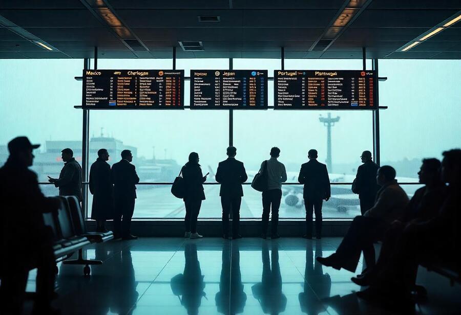 Mexico, Canada, Japan, Portugal, South Korea, and UK Airlines Face Massive Delays and Cancellations at Charlotte, JFK and Washington Airports as New Storm Disrupts US Travel Sector