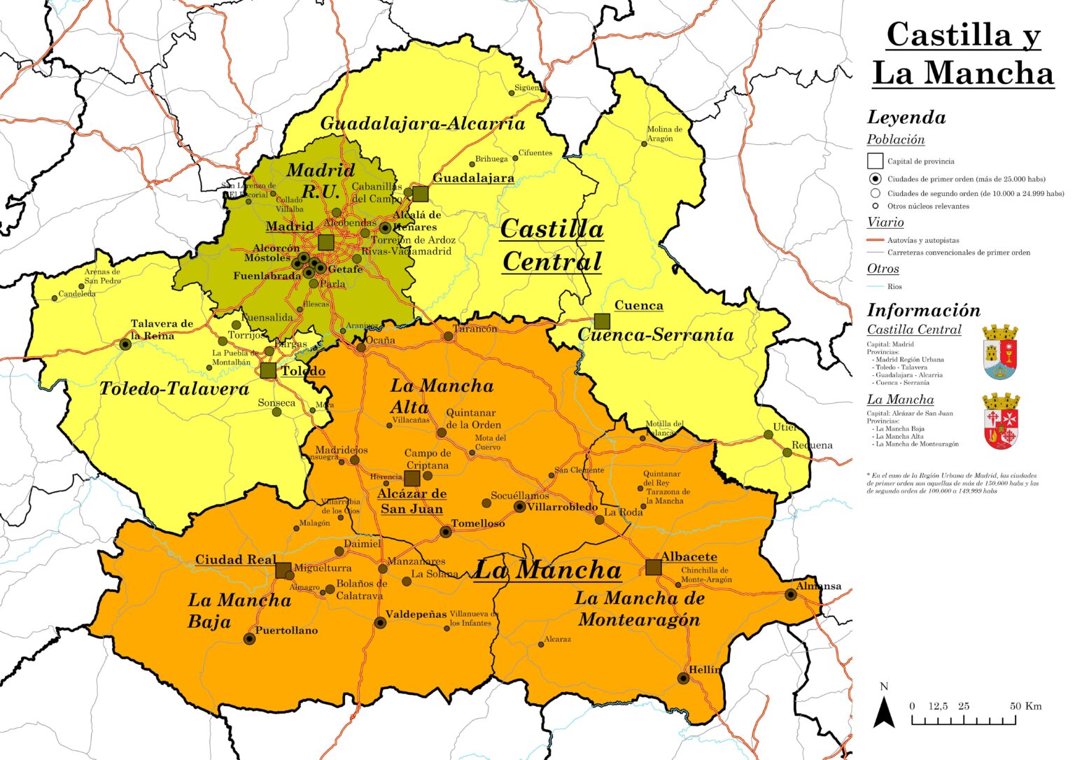 La Mancha as a region