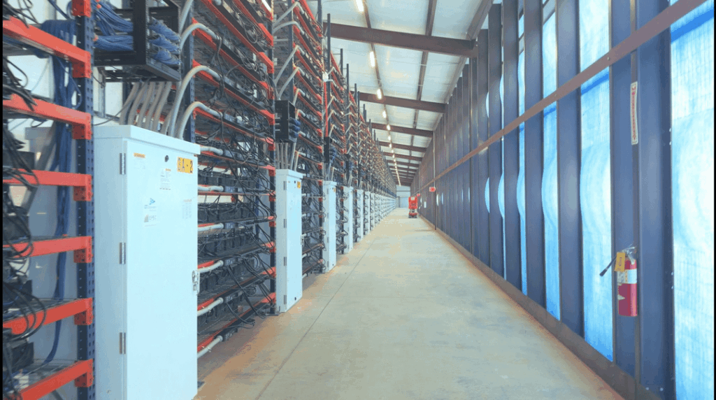 The CleanSpark Bitcoin (BTC) Mine, Sandersville, Georgia, United States
