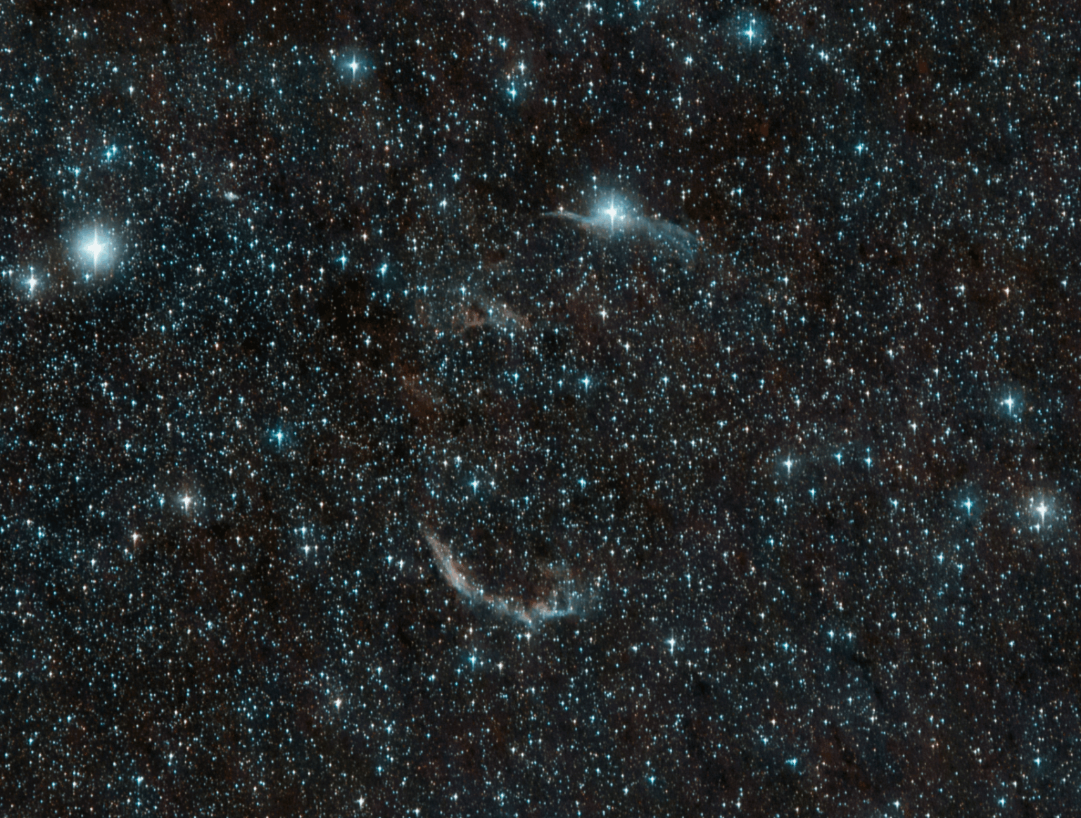 Veil Nebula captured with a phone's lens