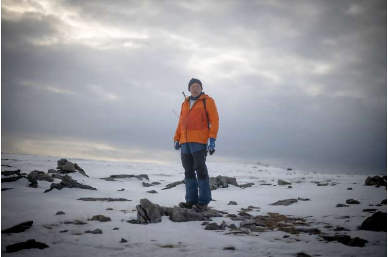 In winter, staff venture out armed and in pairs in case polar bears. In winter, staff venture out armed and in pairs in case polar bears