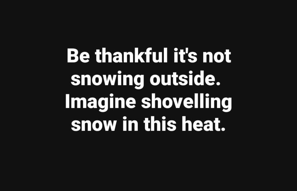 Be thankful everyone!