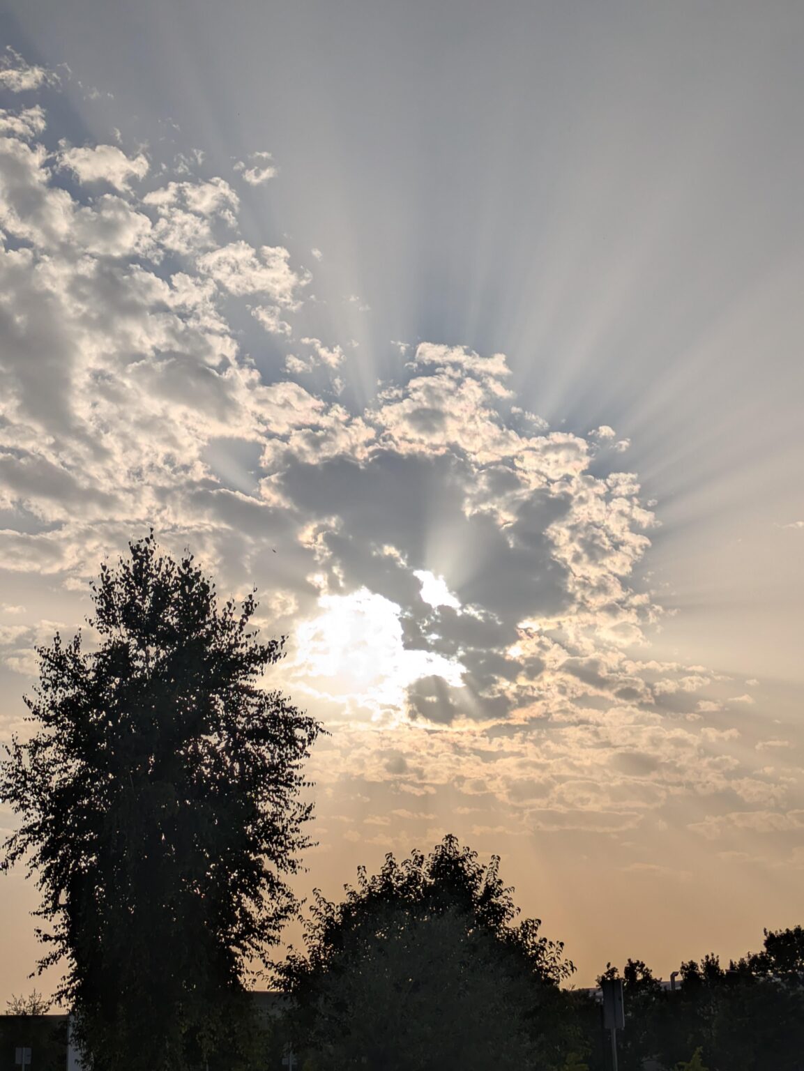 Today the sky was beautiful