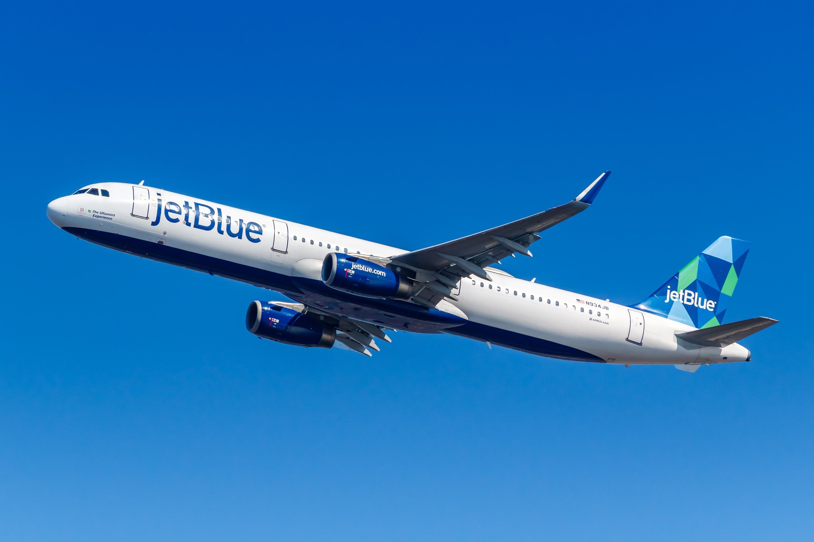 JetBlue Airbus A321ceo departing JFK