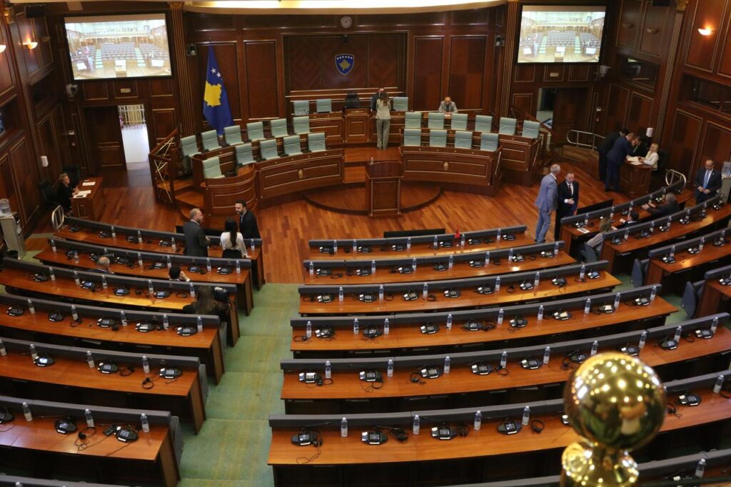 Despite four months passing since Kosovos February 9 election, a new government cannot be formed as the parliament still hasnt elected a speaker. (AA Photo)