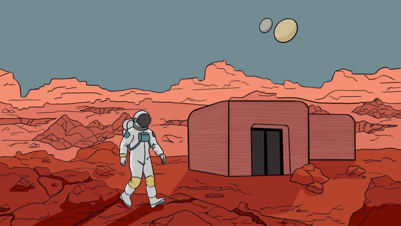 Researchers have pioneered an out-of-this-world technique to build an extraterrestrial synthetic community on Mars