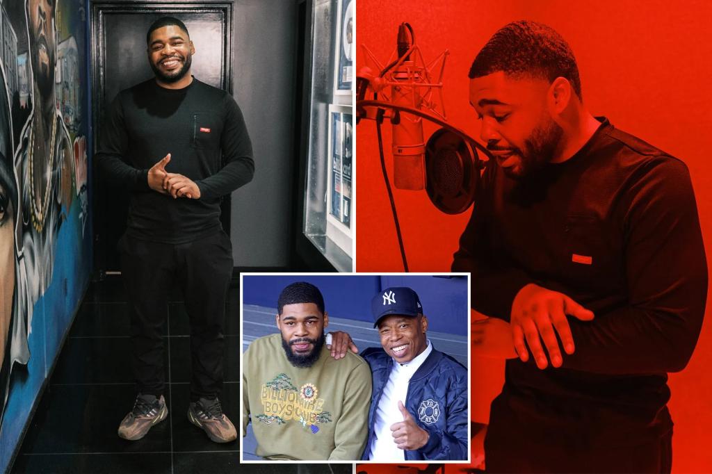 Jordan Coleman, Eric Adams’ son, drops new 'party' music inspired by chasing his rap dreams in Albania