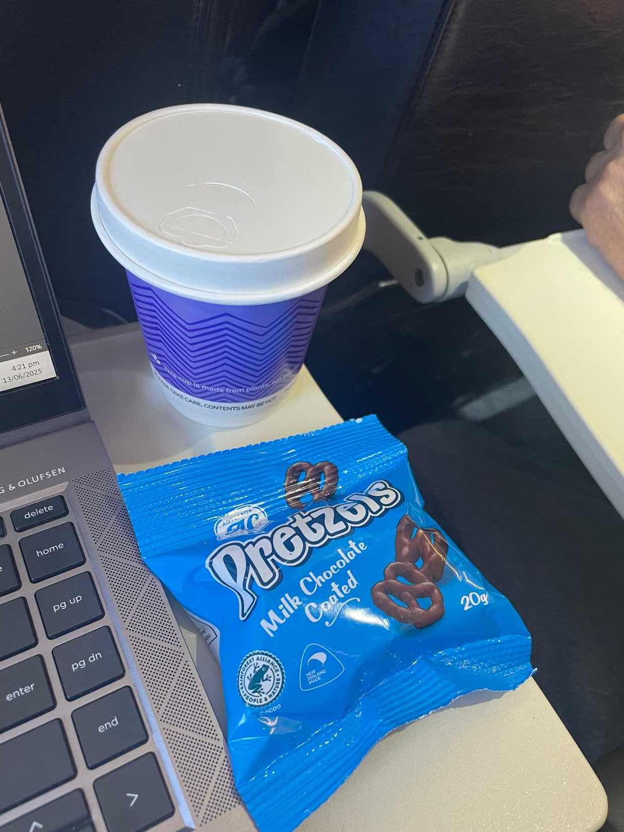 Air New Zealand Pretzel Snack