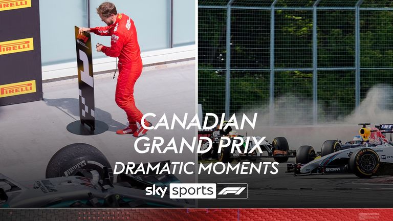 A look back at some of the most dramatic moments from the Canadian Grand Prix.