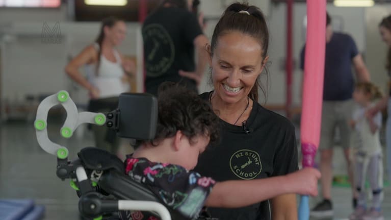 Stuntwoman Dayna Pomare-Pai trains next generation of stunt performers