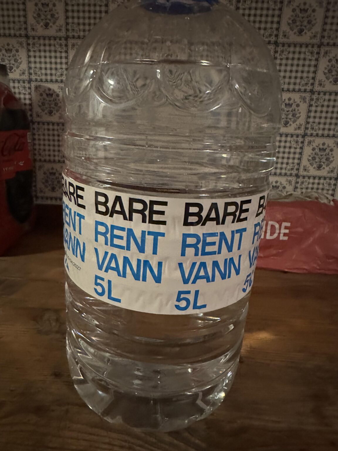 Just clean water