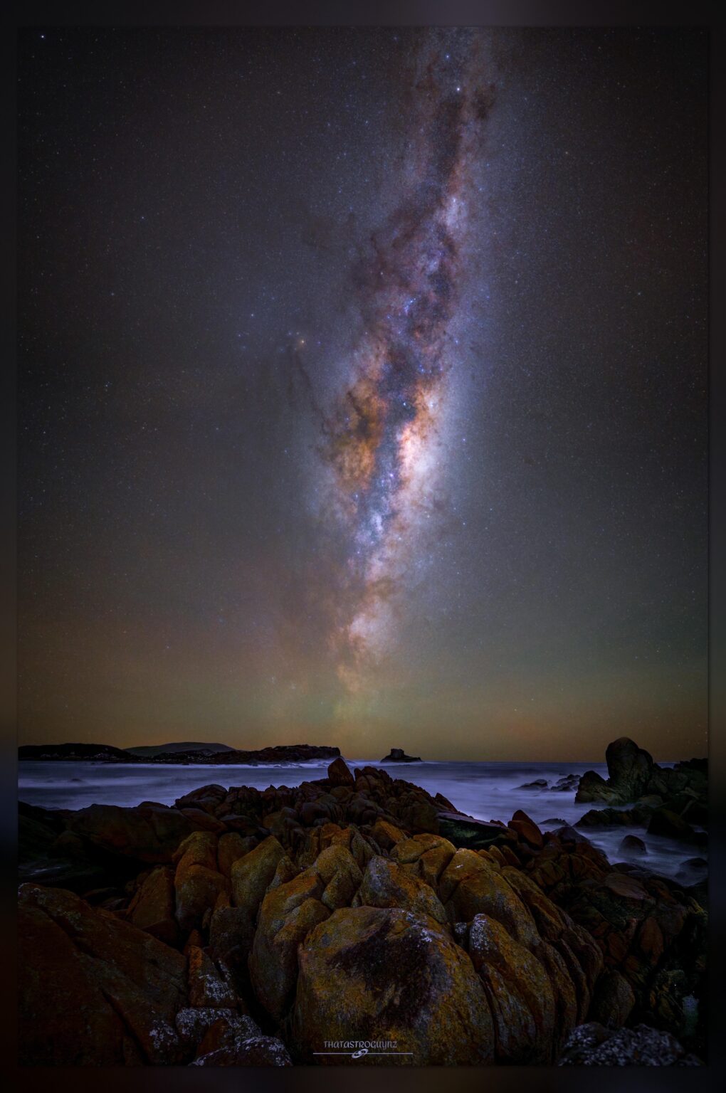My first ever blue hour blend of the milky way!