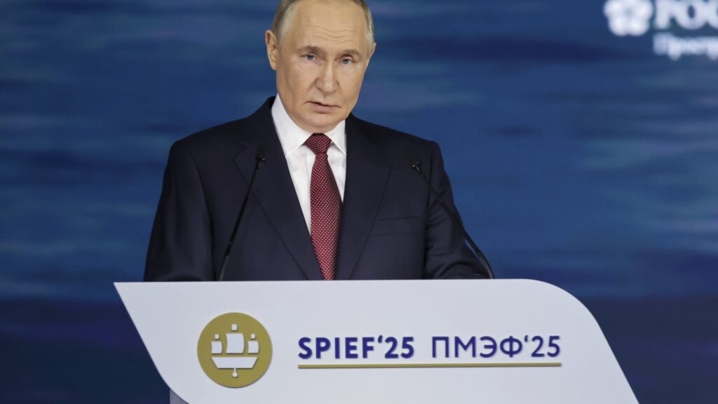Putin boasts about Russia's economy despite recession fears