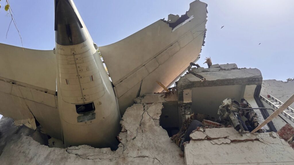 Air India AI 171 passenger flight crashes in Ahmedabad