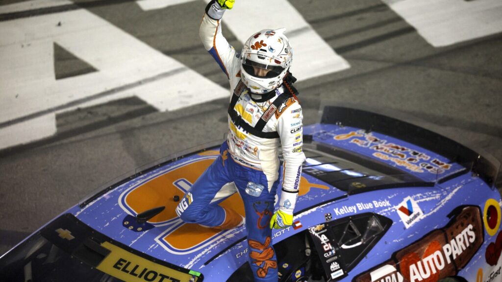 Chase Elliott's Atlanta victory celebration was emphatic and enlightening