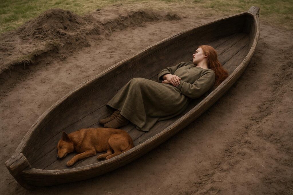 Viking-era boat burial unearthed in Norway reveals 1,100-year-old remains of woman and her dog