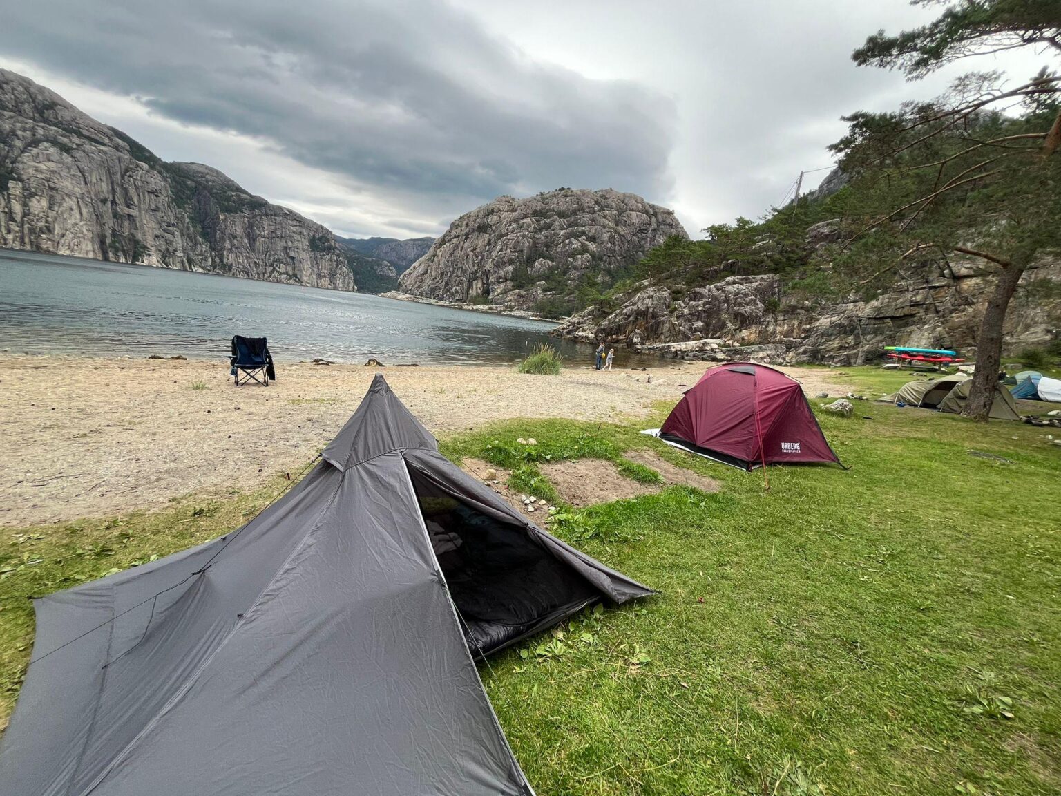 Help to find tent camping spots in Norway