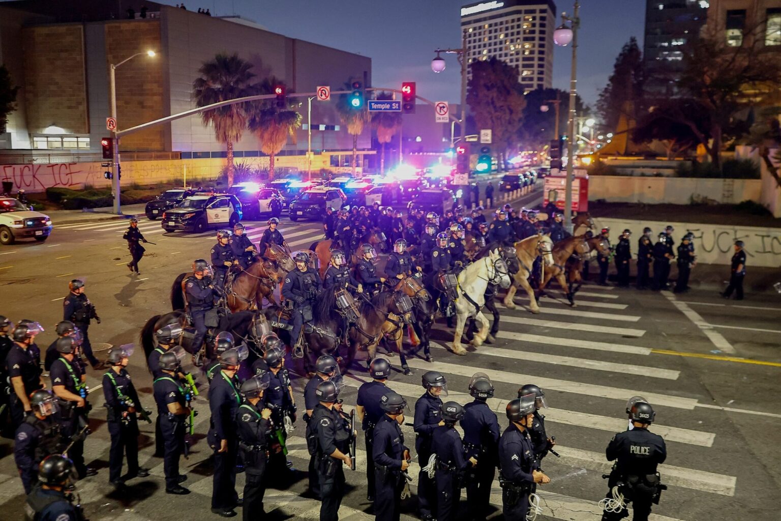 Prohibition of Los Angeles and escalation of demonstrations against Federal Pogrom Trump Prohibition of Los Angeles and escalation of demonstrations against Federal Pogrom Trump