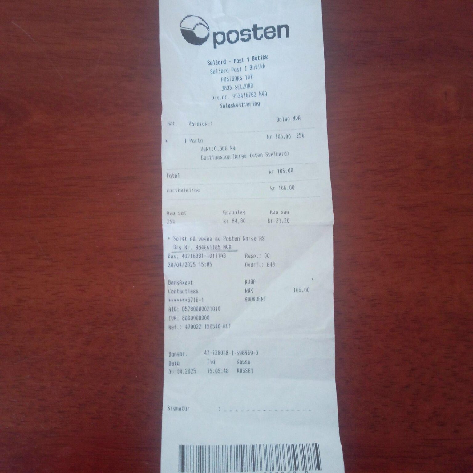 KICKS refused refund after return – Posten sent as letter, no tracking