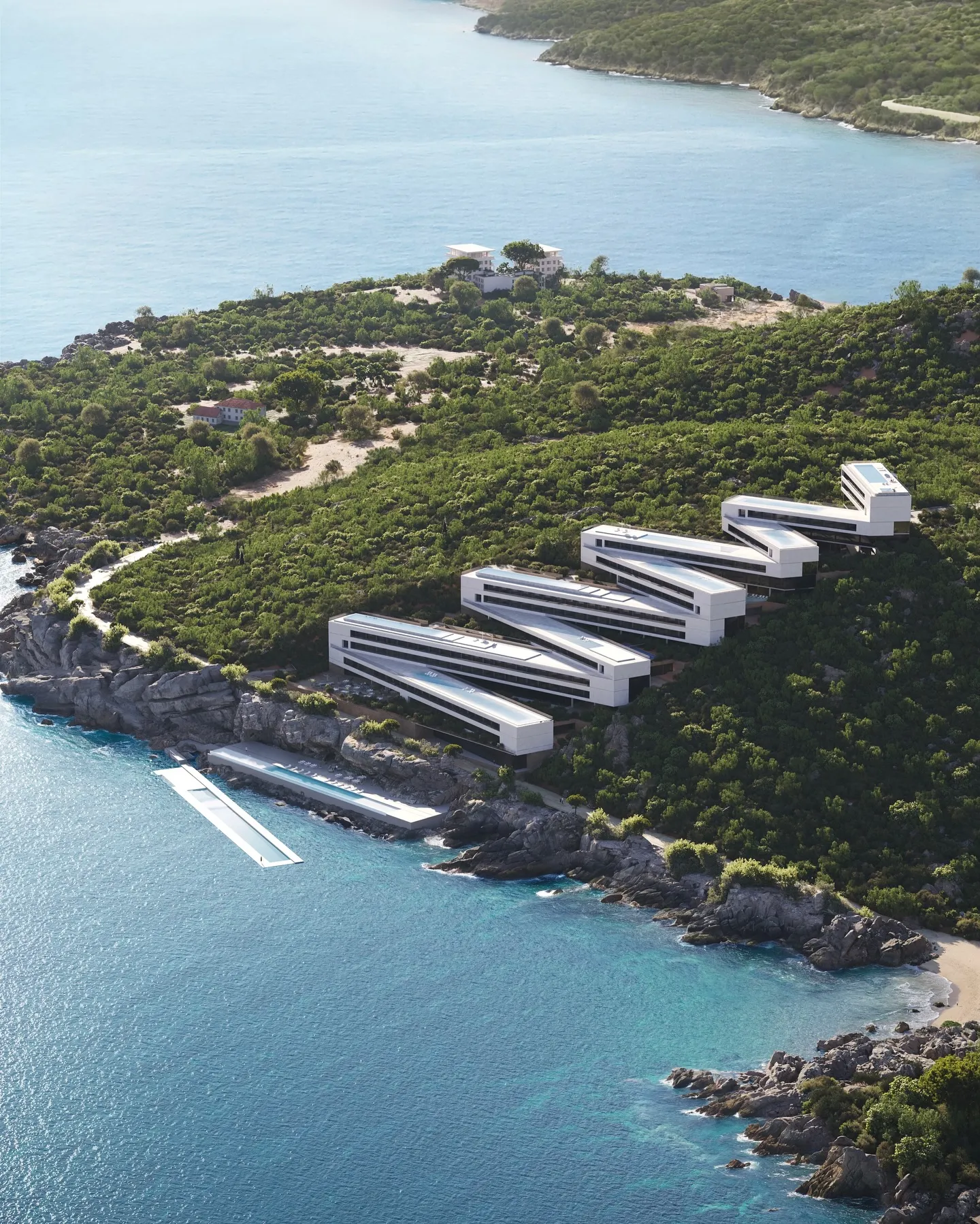 Zigzag Resort in Albania: A Coastal Masterpiece with Cascading Terraces and Infinity Pools 4 Zigzag Resort in Albania: A Coastal Masterpiece with Cascading Terraces and Infinity Pools