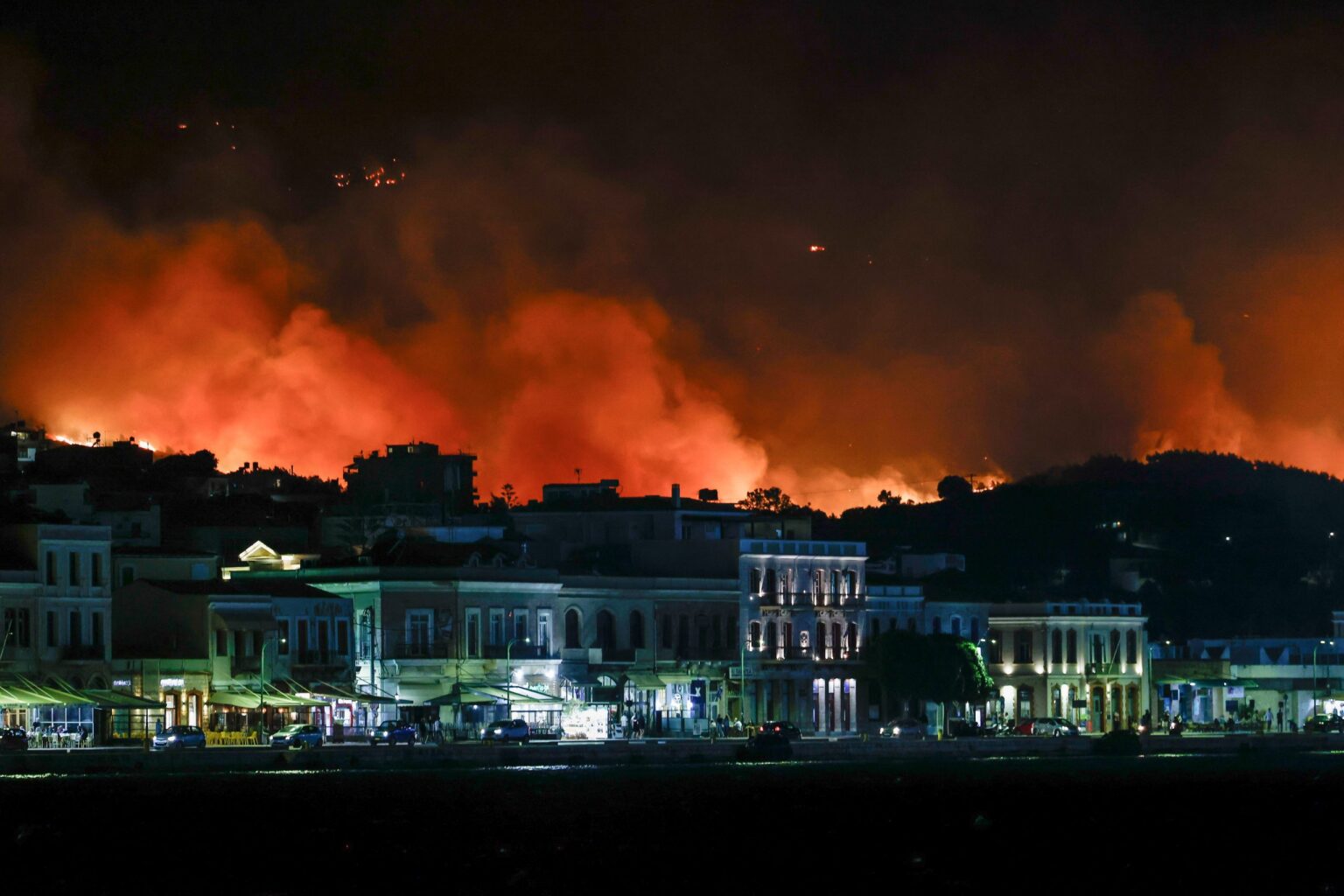 Wildfire Risk Alert in Greece until July 20th Wildfire Near Aliveri Triggers Evacuations
