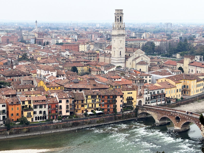 Verona viewed from above.