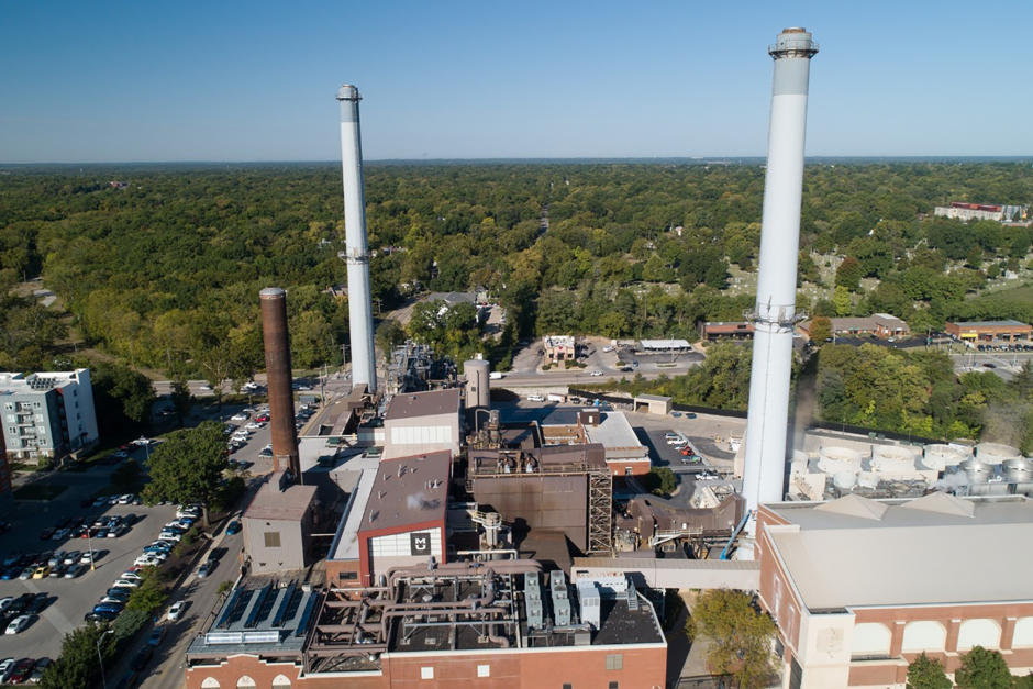 Mizzou's power plant.