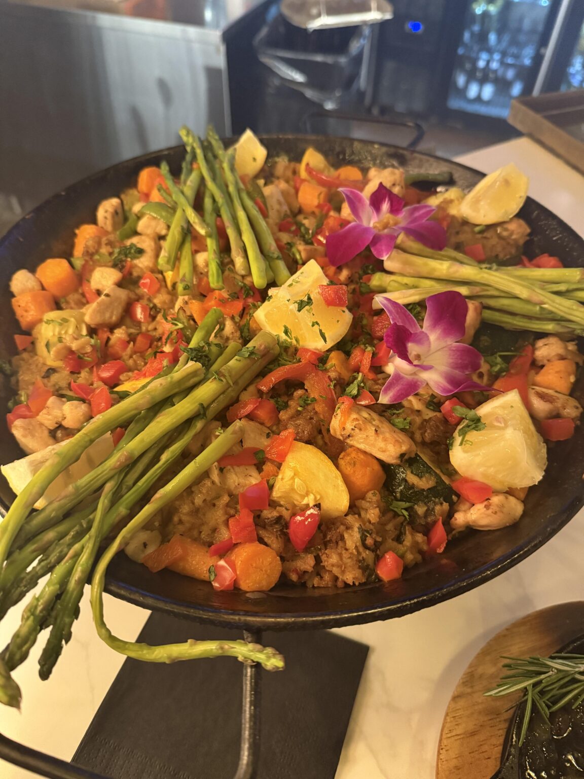 The Most Egregious Abomination of a "Paella" i've Ever Seen. Rice with too many things.
