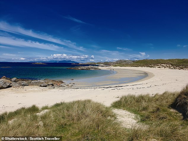 The unspoilt coast on the island of Coll in the Inner Hebrides